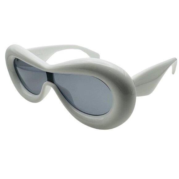 6186 | White Futuristic Sunglasses - Picture 2 of 5